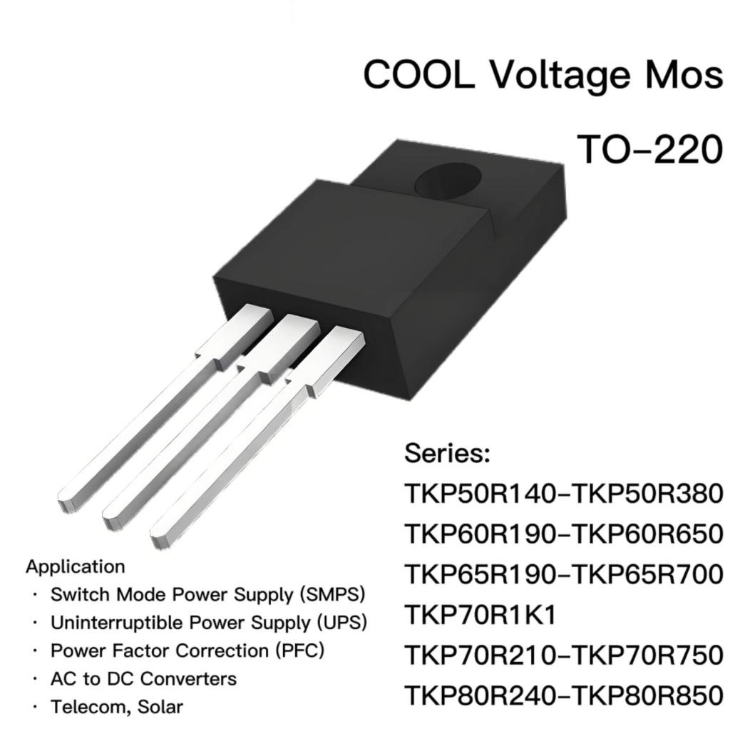 TO-220 COOL Voltage Mosfet P50R140-P50R380