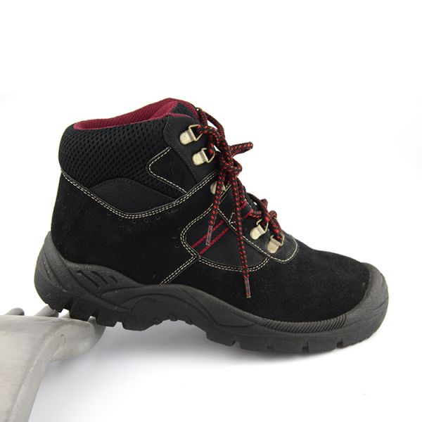 Customized Toe Cap UG-198-B Feet Protective Suede Leather Work Laced-up Safety Shoes