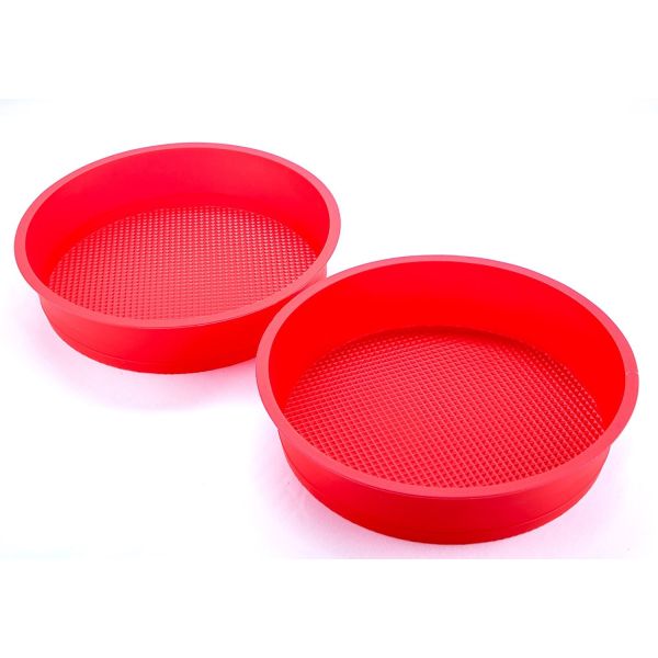 Quality Custom OEM design round shape food grade FDA LFGB 9" Round Silicone Cake Mold Pan (9" round x 2 1/4" deep) wholesale