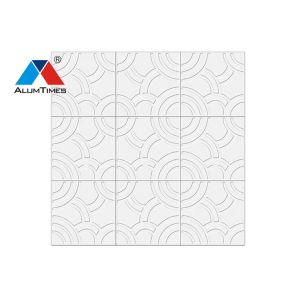 800×800mm Aluminium Perforated Ceiling With 0.7mm Thickness Beveled Edge