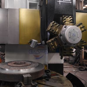 Ck51 Cnc Vertical Lathe With C Axis For Turning & Milling Customized Vertical