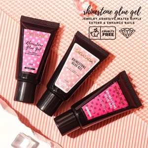 DIY Nails Made Easy with Clear UV Gel and Crystal Rhinestone Glue Custom Logo