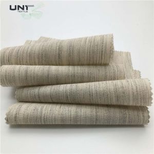 canvas hair interlining cloth for high level men's suits , jacket , uniform