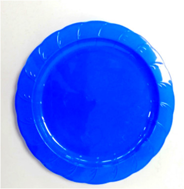 7.25 Inch Ps Plate With Rim Custom Hot Sale Edible Dinner Party Candy Color
