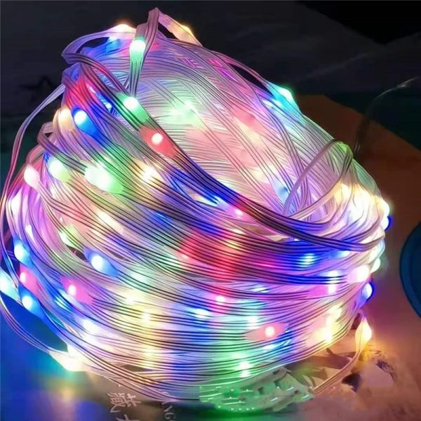 20/50/100M Outdoor Solar Fairy Light Copper Wire Christmas Holiday Light Garden Patio Party Green PVC Wire Solar String Light