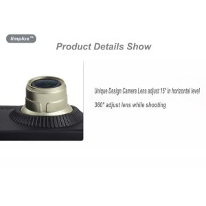 Rear View Mirror Automobile / Car Data Recorder DVR With GPS Inset Mic