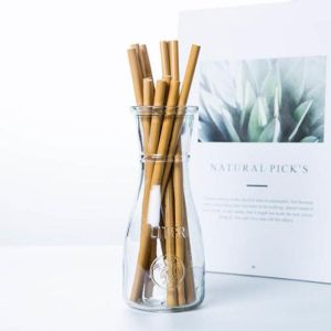 Cheap Free Sample Eco-Friendly Bamboo Drinking Straw Bamboo Reusable Straw for sale