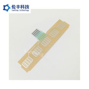 Cheap Customized Flat Membrane Switch with 3M9080 Adhesive and Silkscreen Printing for sale