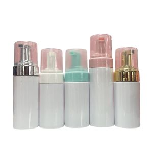 Customized Plastic Foam Pump Bottle 30ml 50ml 60ml 100ml 150ml 200ml White PET