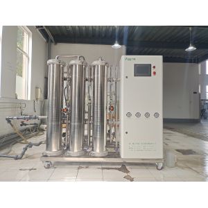 China SS Material 1000LPH Double Stage RO System With UV Disinfection on sale