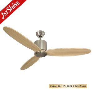 Reversible Function 1stshine Cool Air Cooling Fan with Decorative 3 Solid Wood
