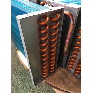 Customized Refrigeration Evaporator Coils AC Condenser Fin For Water Chiller