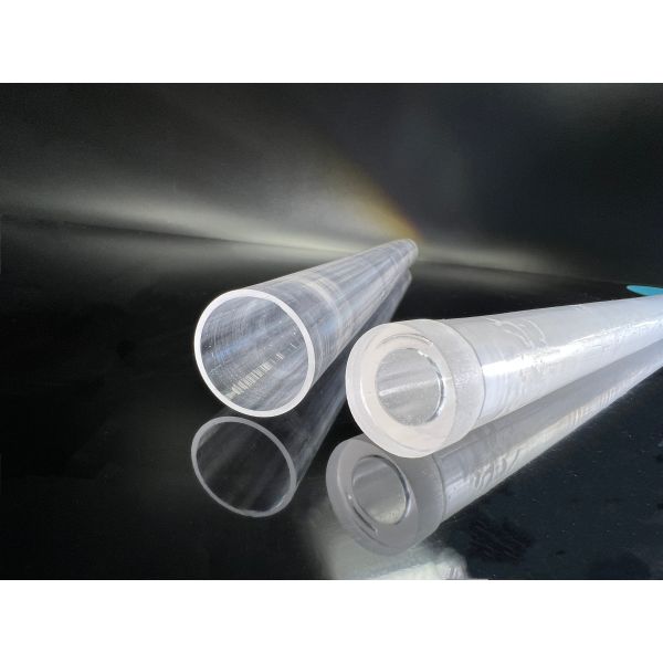 Al2O3 Monocrystalline Sapphire Glass Pipe Transparent Thermocouple Protection
