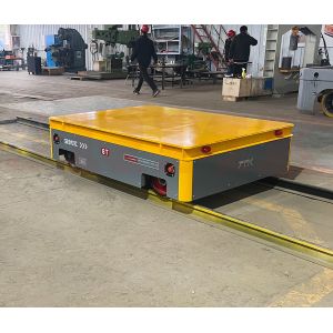 Heavy Duty 6 Tons Customized Steel Pipe Battery Rail Transfer Cart