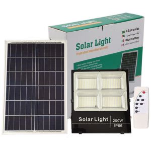 200W 40W 25W Monocrystalline Solar Powered LED Flood Light