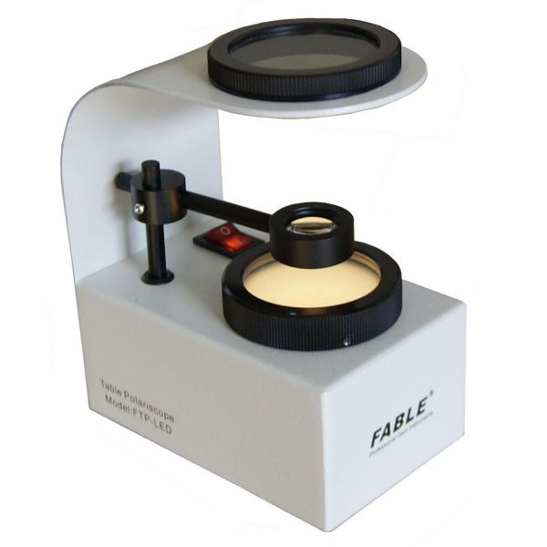 Yellow light of Gemological Polariscope with a Conoscope and Power of 110V to