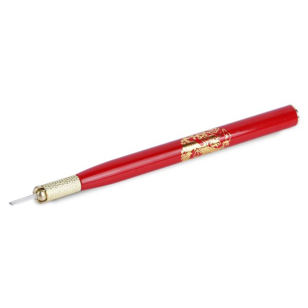 Red Dragon Oversized Head Eyebrow Embroidery Pen Multifunction Permanent Makeup Tools