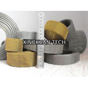 China 2cm 1m Woven Steel Mesh Screen Super narrow with closed edge on sale