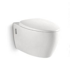 China Sanitary Ware Toilets Ceramic Washdown P-trap 180mm Roughing-in Bathroom Wall-hung Toilet on sale