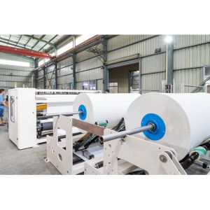Plc Programm Control Full Automatic Toilet Paper Rewinding Machine