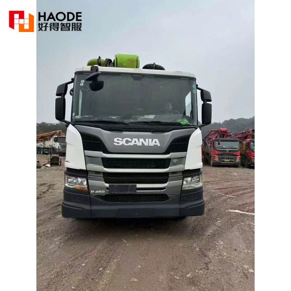 2021 Zoomlion Scania 63m (5 axle) Used Concrete Pump Truck 332KW Power Diesel Earth Pump Trucks