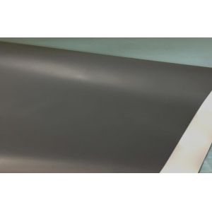 Solid Grey Color Cabinet Vinyl Covering Laminate Covering Unfading For Cabinets