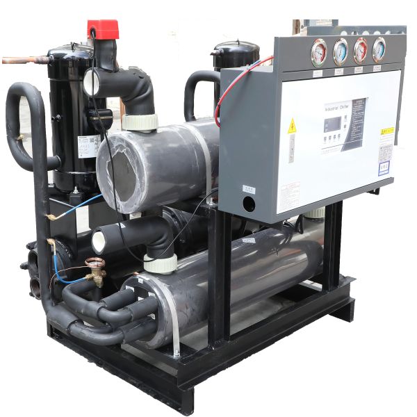 Quality Tube-in-shell Condenser Industrial Chiller 20HP 450kg for Industrial Cooling Needs wholesale