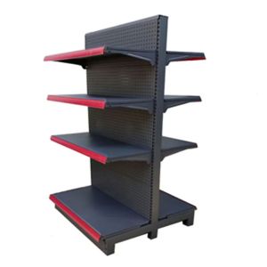 Factory Customized Color Size Logo white double side supermarket shelf grocery