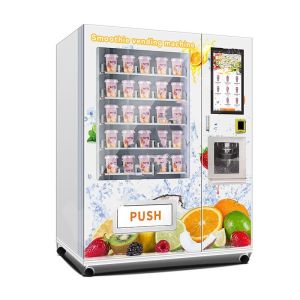SDK Metal Plate Smoothie Vending Machine 800W Cooling System 2-10.C