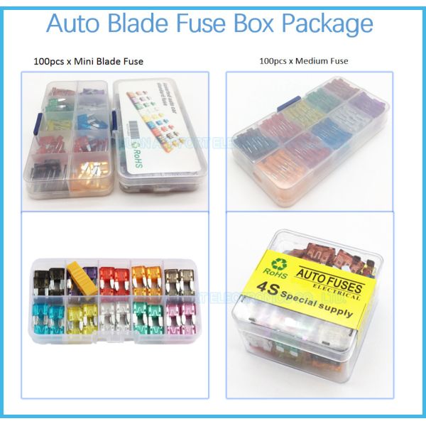 PA66 Plastic 32V Auto Blade Fuses