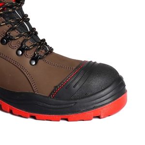Construction Worker PU Sole Safety Shoes with Anti-static Function and Metal