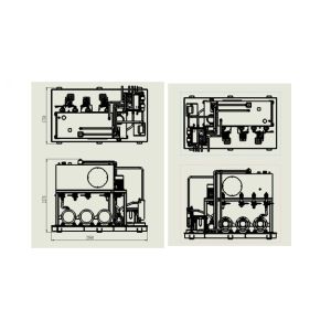 Non Welded Pipeline Impulse Test Benches 380V AC For High Pressure Resistance