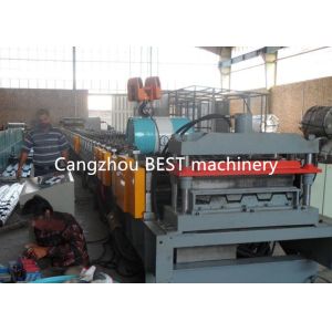 Steel Structure Galvanized Floor Deck Roll Forming Machine With Highly Speed