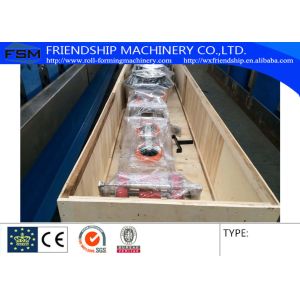 Aluminum / Color Steel Gutter Roll Forming Machine For Rain Spout / Water Pipe