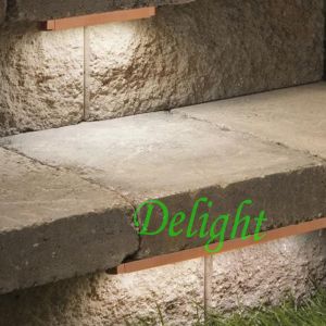 Outdoor garden hardscape lighting, low voltage hardscape light, led deck & step