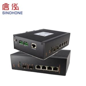 Communication POE Ethernet Switch , Network Fiber Converter Full Half Duplex