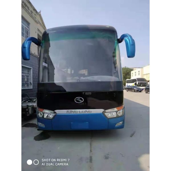 Quality 2014 Year 55 Seats Used Kinglong Bus  XMQ6129 Used Coach Bus With Air Conditioner Diesel Engine wholesale