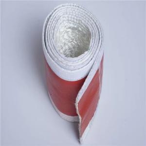 Cheap Red Silicone Rubber Fiberglass Sleeving Protection Of Industrial Hoses for sale