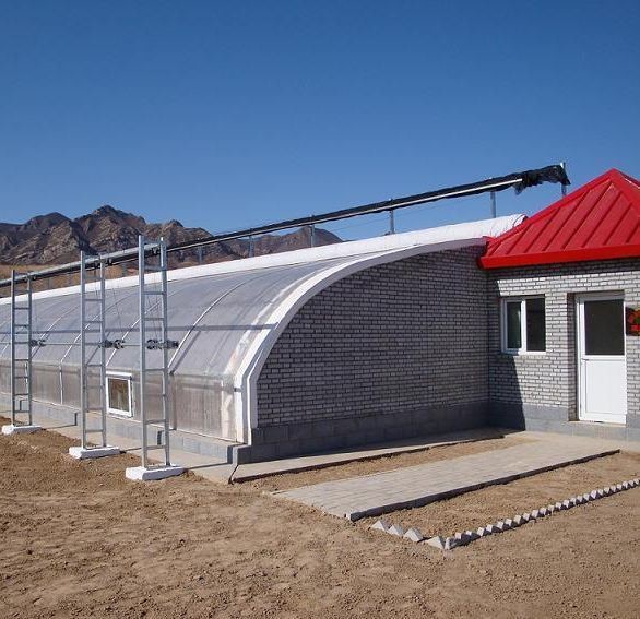 20GP 40GP 40HC Span Multi PE Film Plastic Agriculture Greenhouse Kit for Multi