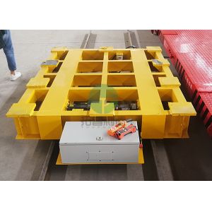 5t manual rail transfer cart with hand braking for industrial material handling