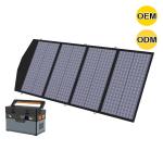 18VDC Solar Energy System Portable Foldable Solar Panel 4 Folds WIth 200W Solar