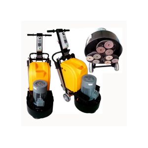 9 Heads Concrete Manual Floor Polisher / Scrubber 220V 50HZ With Planetary