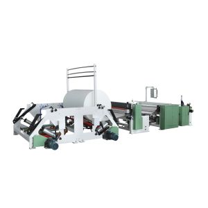 JRT Embossing Tissue Rewinding Machine With Glue Lamination System