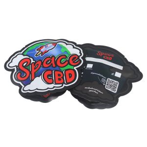 100 Mico Thickness Die Cut Mylar Bags Custom Colors