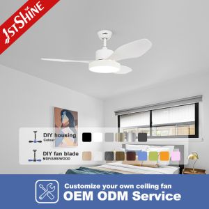 48" AC/DC Copper Motor Ceiling Fan with Remote Control and Natural Wind Function