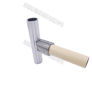 Cheap Sanding Surface Aluminum Pipe Joints AL-61 Reusable For Connecting PE Round Pipe for sale