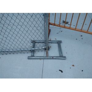 ASTM A392-06 Zinc Coating Temporary Chain Link Fence 2 ⅝"x 2-5/8" x 11.5