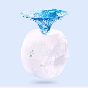 1.5mm Ultra Thin Pull Up Baby Diaper 360 Hug Double Layer Leak Guard