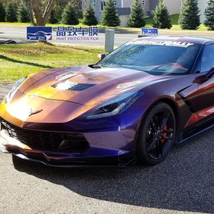 Best Quality 3 Layers Glossy Blue Metallic Car Vinyl Wrap Bubble Free For Car