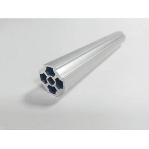 Flat Silvery Structural Aluminum Tubing 6063-T5 Casting For Workbench / Cart